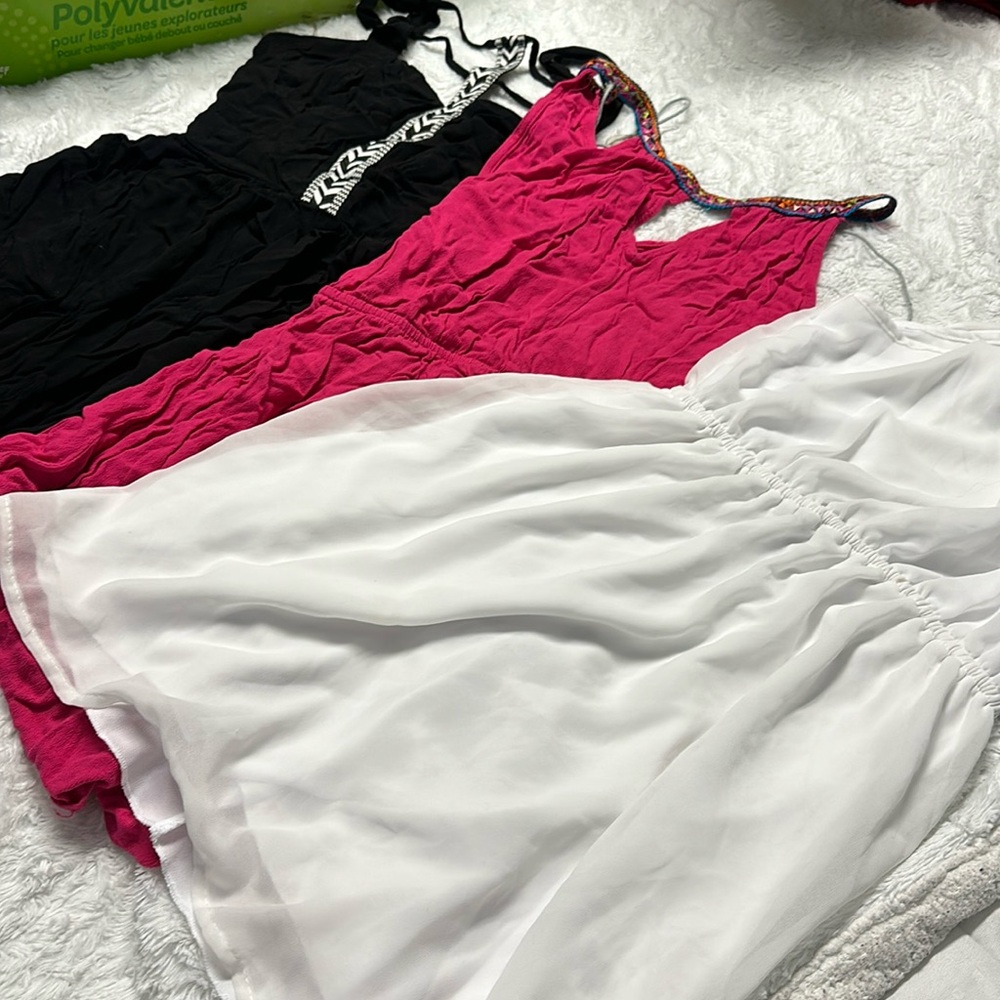 Bundle of 3 Flowy Lightweight Summer Dresses